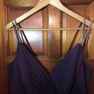 Long Dress with Double Beaded Straps